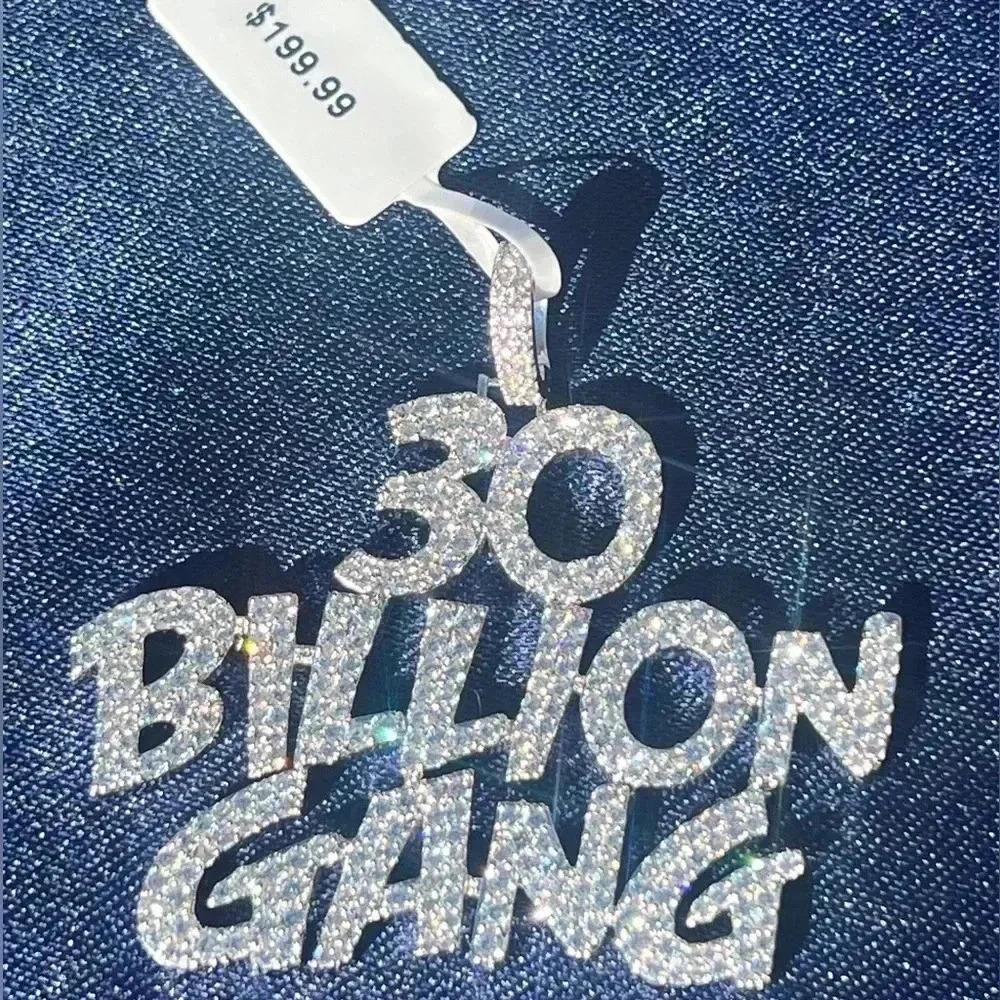 Iced Out “30 Billion Gang” Necklace